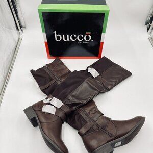 New Bucco Capensis Womens Delmos Brown Over The Knee Boots Size US 7.5 M